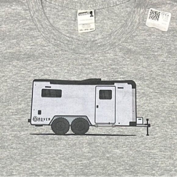 Gildan Other - Men’s Grey Camper Graphic Tee Size 3XL